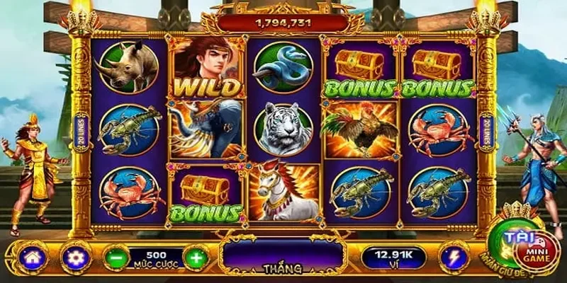 Nổ Hũ Sơn Tinh Thủy Tinh - Sức Hút Tại Sòng Bài Online 4 Hệ thống biểu tượng quyền năng chìa khóa mở ra kho báu trong game